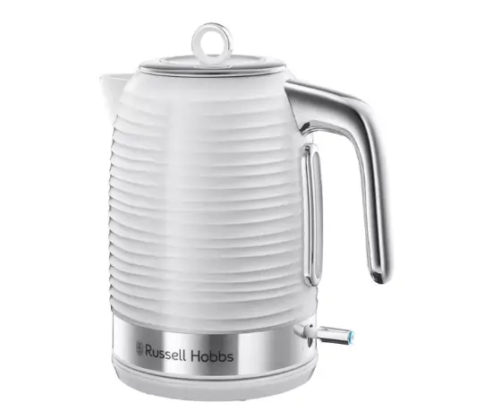 Bild von Wiesser Wasserkocher mit silber Elementen